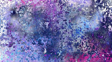 Soyut pas benzeri organik doku, canlı mermer renkler, paslanmış metal yüzey etkisi ve anlamlı kaotik desen.