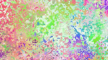 Soyut pas benzeri organik doku, canlı mermer renkler, paslanmış metal yüzey etkisi ve anlamlı kaotik desen.