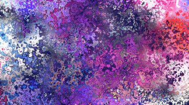 Soyut pas benzeri organik doku, canlı mermer renkler, paslanmış metal yüzey etkisi ve anlamlı kaotik desen.