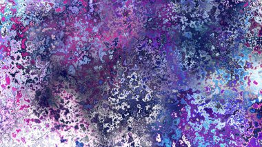 Soyut pas benzeri organik doku, canlı mermer renkler, paslanmış metal yüzey etkisi ve anlamlı kaotik desen.