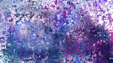 Soyut pas benzeri organik doku, canlı mermer renkler, paslanmış metal yüzey etkisi ve anlamlı kaotik desen.