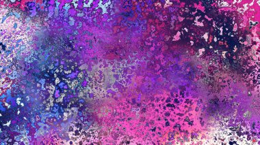 Soyut pas benzeri organik doku, canlı mermer renkler, paslanmış metal yüzey etkisi ve anlamlı kaotik desen.