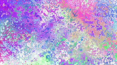 Soyut pas benzeri organik doku, canlı mermer renkler, paslanmış metal yüzey etkisi ve anlamlı kaotik desen.