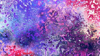 Soyut pas benzeri organik doku, canlı mermer renkler, paslanmış metal yüzey etkisi ve anlamlı kaotik desen.