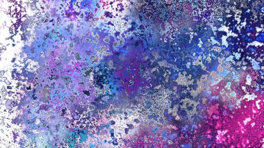 Soyut pas benzeri organik doku, canlı mermer renkler, paslanmış metal yüzey etkisi ve anlamlı kaotik desen.