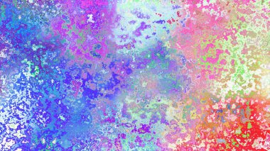 Soyut pas benzeri organik doku, canlı mermer renkler, paslanmış metal yüzey etkisi ve anlamlı kaotik desen.