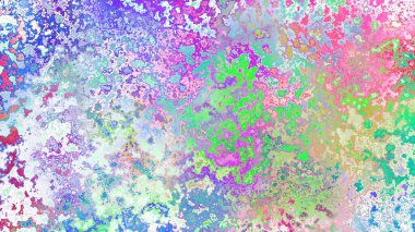 Soyut pas benzeri organik doku, canlı mermer renkler, paslanmış metal yüzey etkisi ve anlamlı kaotik desen.