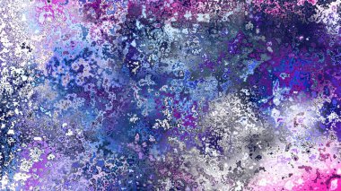 Soyut pas benzeri organik doku, canlı mermer renkler, paslanmış metal yüzey etkisi ve anlamlı kaotik desen.