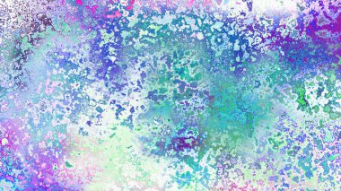 Soyut pas benzeri organik doku, canlı mermer renkler, paslanmış metal yüzey etkisi ve anlamlı kaotik desen.