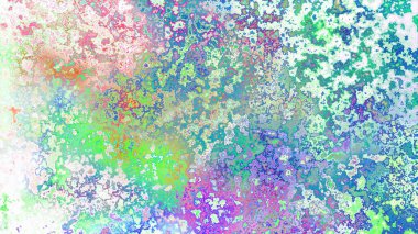 Soyut pas benzeri organik doku, canlı mermer renkler, paslanmış metal yüzey etkisi ve anlamlı kaotik desen.