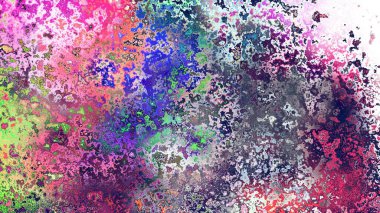 Soyut pas benzeri organik doku, canlı mermer renkler, paslanmış metal yüzey etkisi ve anlamlı kaotik desen.