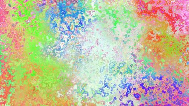 Soyut pas benzeri organik doku, canlı mermer renkler, paslanmış metal yüzey etkisi ve anlamlı kaotik desen.