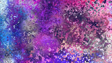 Soyut pas benzeri organik doku, canlı mermer renkler, paslanmış metal yüzey etkisi ve anlamlı kaotik desen.