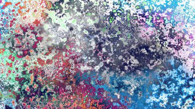 Soyut pas benzeri organik doku, canlı mermer renkler, paslanmış metal yüzey etkisi ve anlamlı kaotik desen.