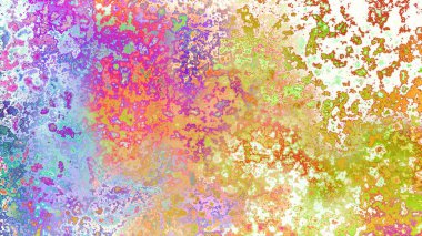 Soyut pas benzeri organik doku, canlı mermer renkler, paslanmış metal yüzey etkisi ve anlamlı kaotik desen.