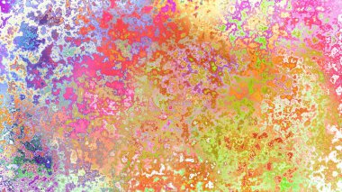 Soyut pas benzeri organik doku, canlı mermer renkler, paslanmış metal yüzey etkisi ve anlamlı kaotik desen.