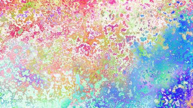 Soyut pas benzeri organik doku, canlı mermer renkler, paslanmış metal yüzey etkisi ve anlamlı kaotik desen.