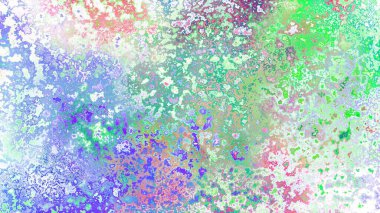 Soyut pas benzeri organik doku, canlı mermer renkler, paslanmış metal yüzey etkisi ve anlamlı kaotik desen.