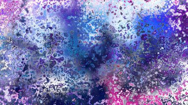 Soyut pas benzeri organik doku, canlı mermer renkler, paslanmış metal yüzey etkisi ve anlamlı kaotik desen.