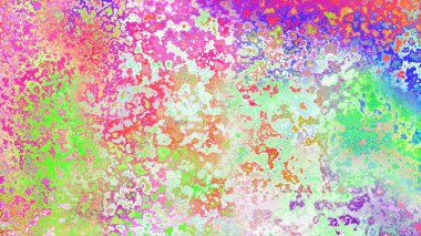 Soyut pas benzeri organik doku, canlı mermer renkler, paslanmış metal yüzey etkisi ve anlamlı kaotik desen.