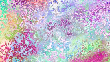 Soyut pas benzeri organik doku, canlı mermer renkler, paslanmış metal yüzey etkisi ve anlamlı kaotik desen.