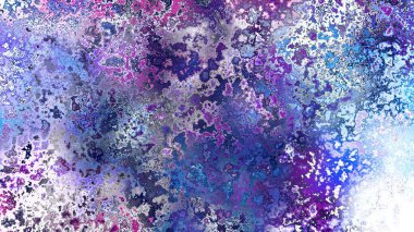 Soyut pas benzeri organik doku, canlı mermer renkler, paslanmış metal yüzey etkisi ve anlamlı kaotik desen.