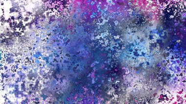 Soyut pas benzeri organik doku, canlı mermer renkler, paslanmış metal yüzey etkisi ve anlamlı kaotik desen.