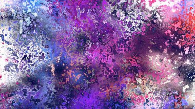 Soyut pas benzeri organik doku, canlı mermer renkler, paslanmış metal yüzey etkisi ve anlamlı kaotik desen.