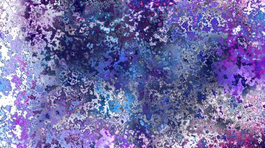 Soyut pas benzeri organik doku, canlı mermer renkler, paslanmış metal yüzey etkisi ve anlamlı kaotik desen.