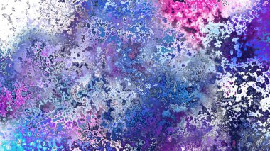 Soyut pas benzeri organik doku, canlı mermer renkler, paslanmış metal yüzey etkisi ve anlamlı kaotik desen.