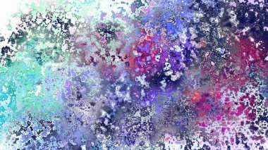 Soyut pas benzeri organik doku, canlı mermer renkler, paslanmış metal yüzey etkisi ve anlamlı kaotik desen.