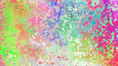 Soyut pas benzeri organik doku, canlı mermer renkler, paslanmış metal yüzey etkisi ve anlamlı kaotik desen.