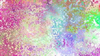 Soyut pas benzeri organik doku, canlı mermer renkler, paslanmış metal yüzey etkisi ve anlamlı kaotik desen.