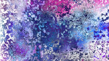 Soyut pas benzeri organik doku, canlı mermer renkler, paslanmış metal yüzey etkisi ve anlamlı kaotik desen.