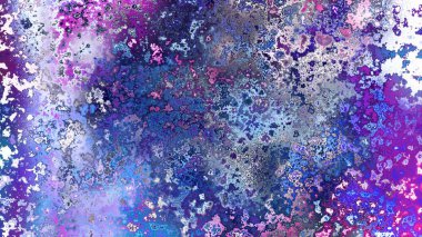 Soyut pas benzeri organik doku, canlı mermer renkler, paslanmış metal yüzey etkisi ve anlamlı kaotik desen.