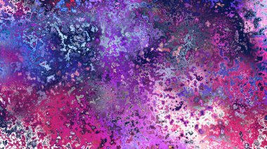 Soyut pas benzeri organik doku, canlı mermer renkler, paslanmış metal yüzey etkisi ve anlamlı kaotik desen.