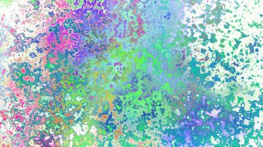 Soyut pas benzeri organik doku, canlı mermer renkler, paslanmış metal yüzey etkisi ve anlamlı kaotik desen.