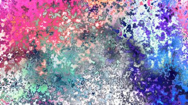 Soyut pas benzeri organik doku, canlı mermer renkler, paslanmış metal yüzey etkisi ve anlamlı kaotik desen.