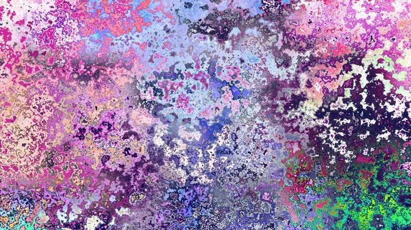 Soyut pas benzeri organik doku, canlı mermer renkler, paslanmış metal yüzey etkisi ve anlamlı kaotik desen.