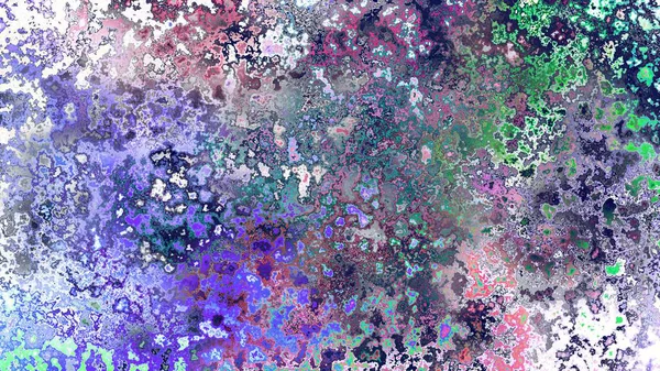 Soyut pas benzeri organik doku, canlı mermer renkler, paslanmış metal yüzey etkisi ve anlamlı kaotik desen.