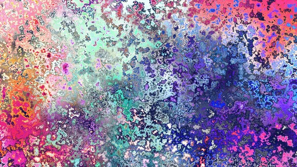 Soyut pas benzeri organik doku, canlı mermer renkler, paslanmış metal yüzey etkisi ve anlamlı kaotik desen.