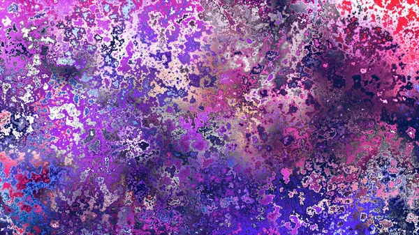 Soyut pas benzeri organik doku, canlı mermer renkler, paslanmış metal yüzey etkisi ve anlamlı kaotik desen.