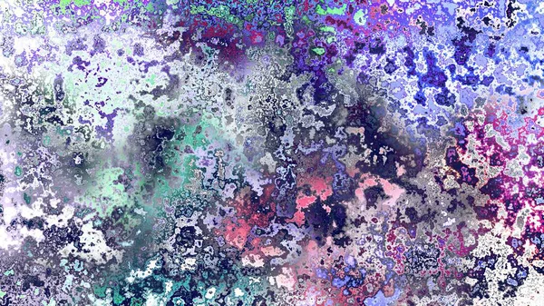 Soyut pas benzeri organik doku, canlı mermer renkler, paslanmış metal yüzey etkisi ve anlamlı kaotik desen.