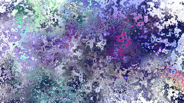 Soyut pas benzeri organik doku, canlı mermer renkler, paslanmış metal yüzey etkisi ve anlamlı kaotik desen.