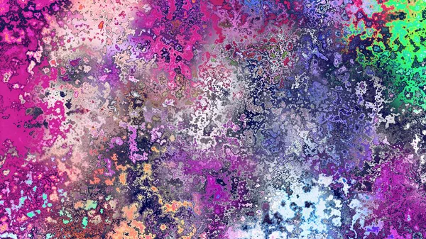 Soyut pas benzeri organik doku, canlı mermer renkler, paslanmış metal yüzey etkisi ve anlamlı kaotik desen.