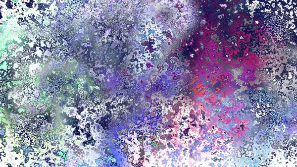 Soyut pas benzeri organik doku, canlı mermer renkler, paslanmış metal yüzey etkisi ve anlamlı kaotik desen.