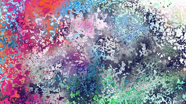 Soyut pas benzeri organik doku, canlı mermer renkler, paslanmış metal yüzey etkisi ve anlamlı kaotik desen.