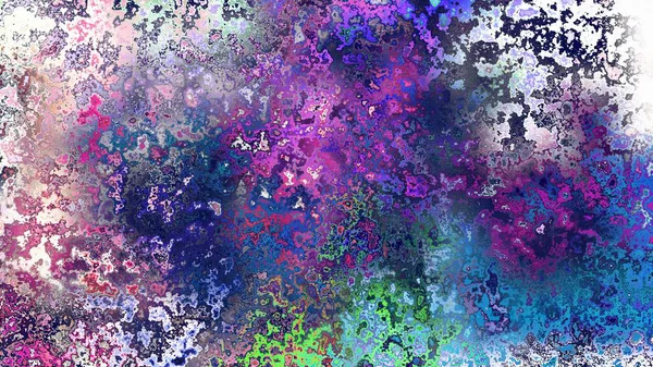 Soyut pas benzeri organik doku, canlı mermer renkler, paslanmış metal yüzey etkisi ve anlamlı kaotik desen.