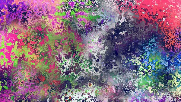 Soyut pas benzeri organik doku, canlı mermer renkler, paslanmış metal yüzey etkisi ve anlamlı kaotik desen.