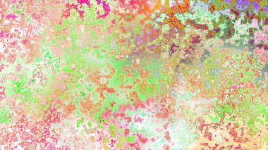 Soyut pas benzeri organik doku, canlı mermer renkler, paslanmış metal yüzey etkisi ve anlamlı kaotik desen.